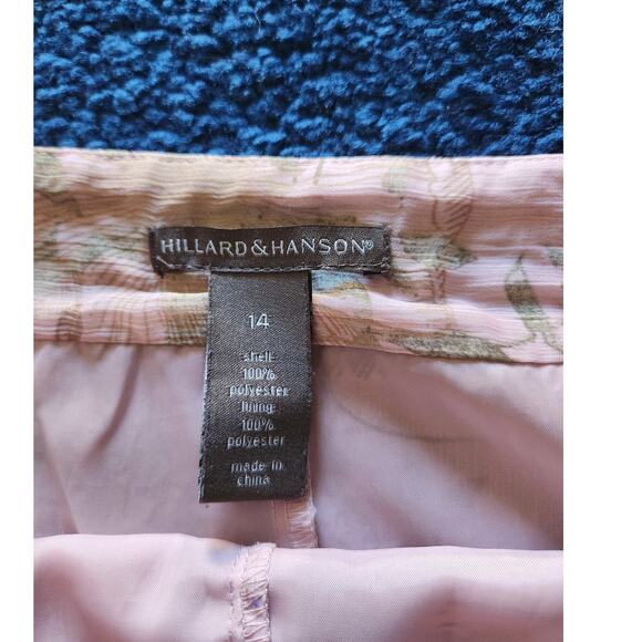 Y2k Hillard & Hanson Women's Plus Floral Skirt 14 - Picture 6 of 8